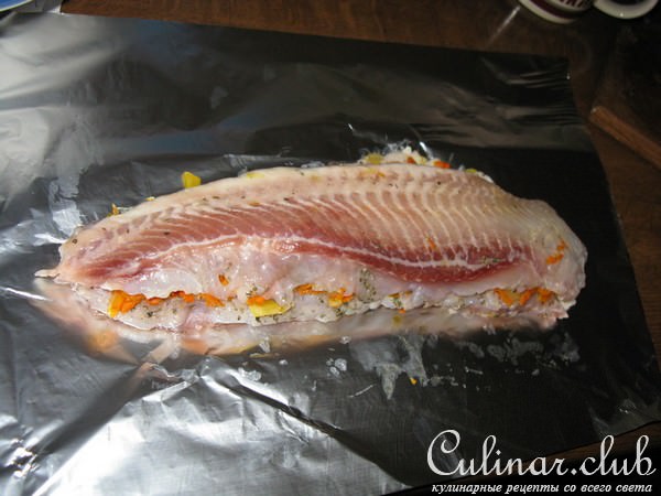 Рыбный рулет ( начинка любая )