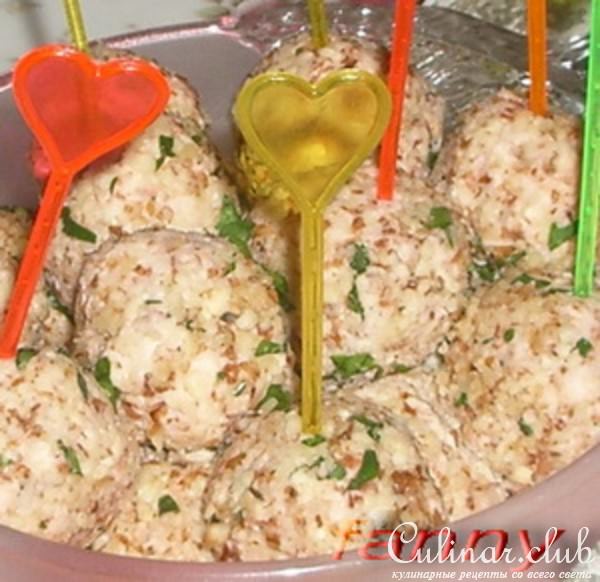 Лососевые шарики