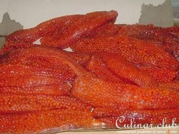 Засолка икры лососевых