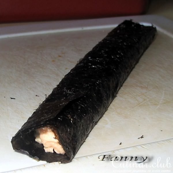 Рыбный мусс в листах нори