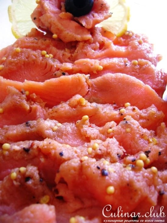 Красная рыба пряного посола пикантного вкуса с перцем. О как!