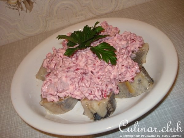 Сельдь в розовом плаще