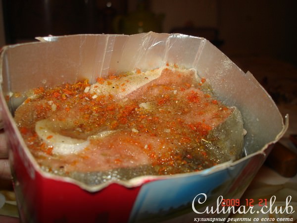 рыбный рулет из горбуши и скумбрии