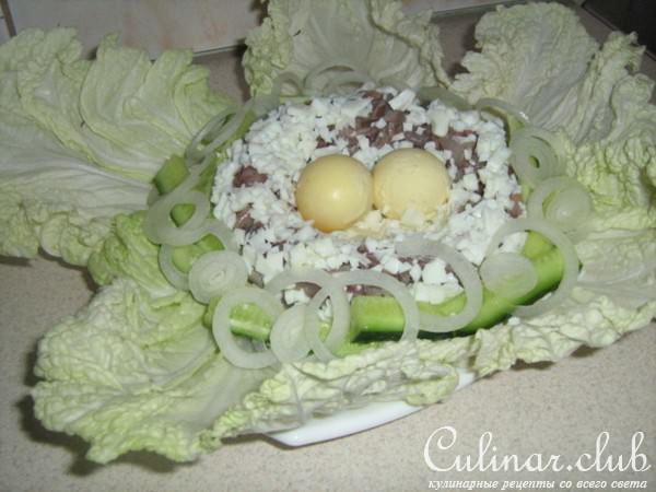 Закуска "Птичье гнездо"