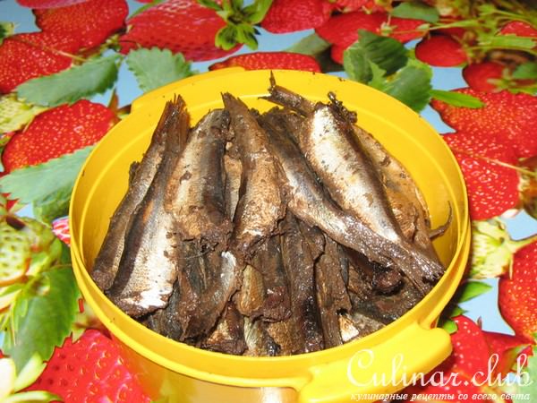 Шпроты домашние(вариант) очень просто и очень вкусно