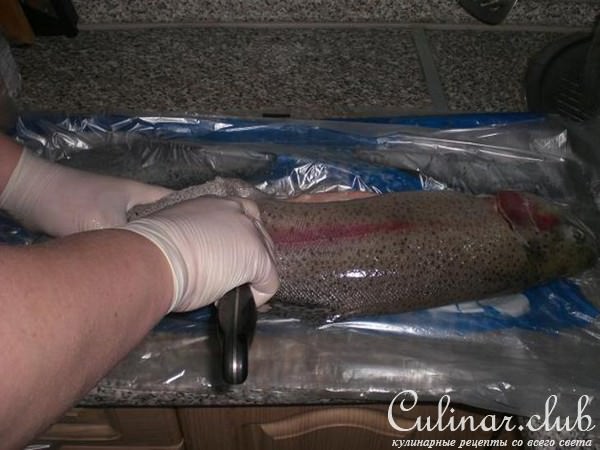 Форель фаршированная.
