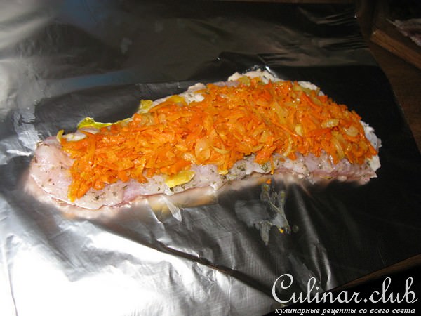 Рыбный рулет ( начинка любая )