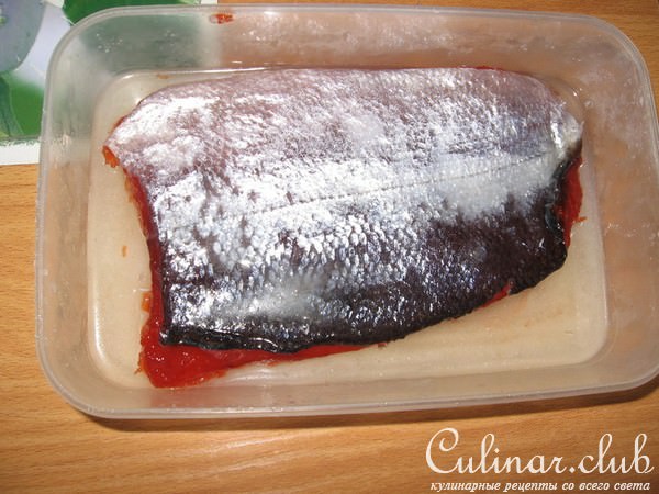 Соленый лосось (японский рецепт)