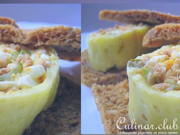 Сырный рулет с каперсами и тунцом "Бессонница".