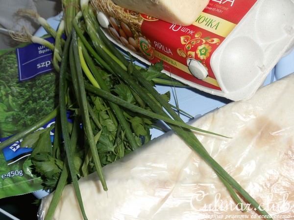 Корзиночки из лаваша с начинкой из шпината