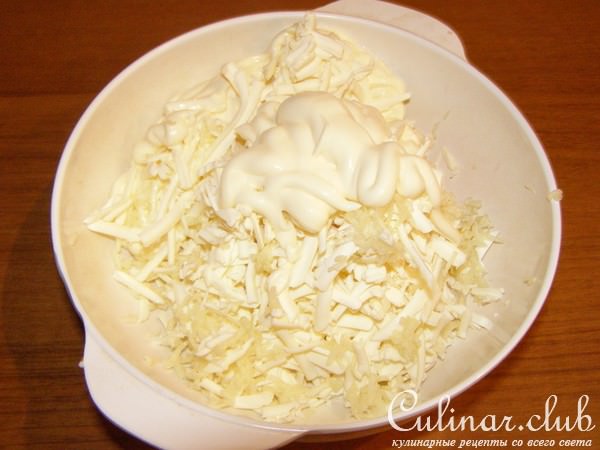 Яичный рулет с плавленным сырком