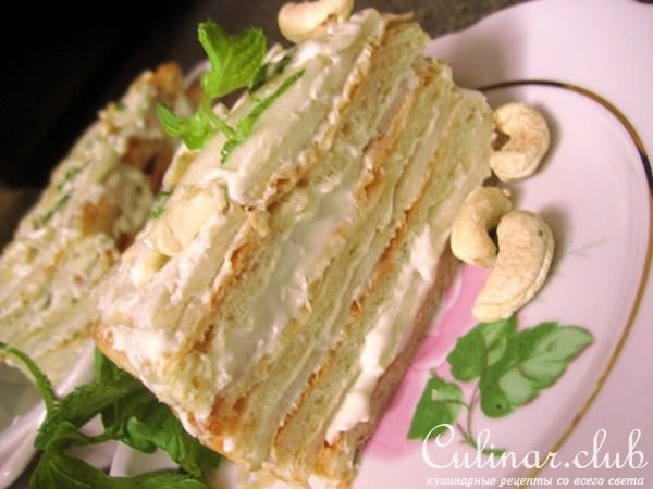 Сырный "Наполеончик" с грушей