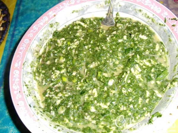 Корзиночки из лаваша с начинкой из шпината
