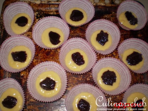 кексы с начинкой (вариант)