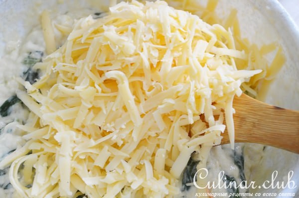Маффины с сыром и шпинатом.
