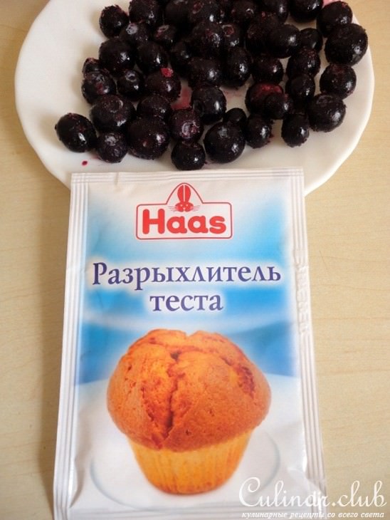 Черничные маффины