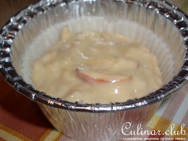 Яблочные маффины на кислом молоке