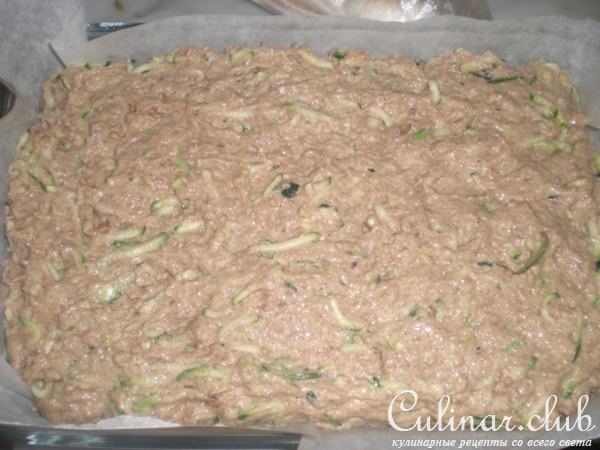Сладкий хлеб из цуккини(вариант)