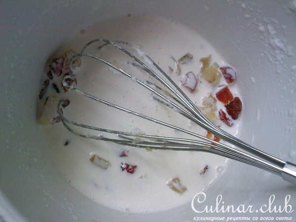 Сливочный кекс с сырным кремом
