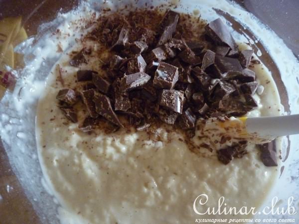 Маффины с мятным сиропом и шоколадом