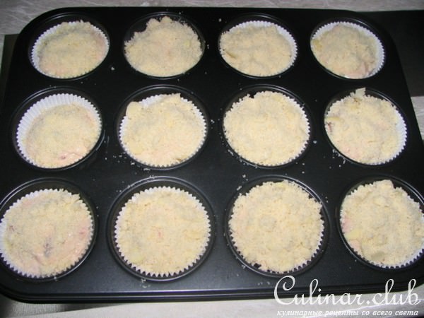 Маффины с клубникой