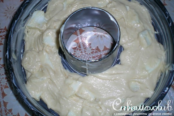 Яблочно-маковый кекс