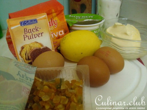 Лимонный кекс