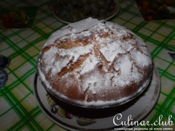 Кекс на сгущенном молоке с изюмом ("Кексюлька" для подружки Дашульки)