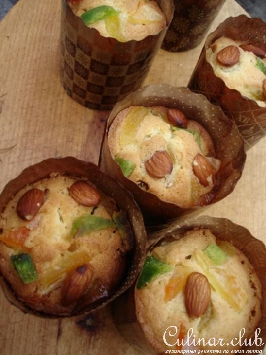 Пасхальный кекс с цукатами