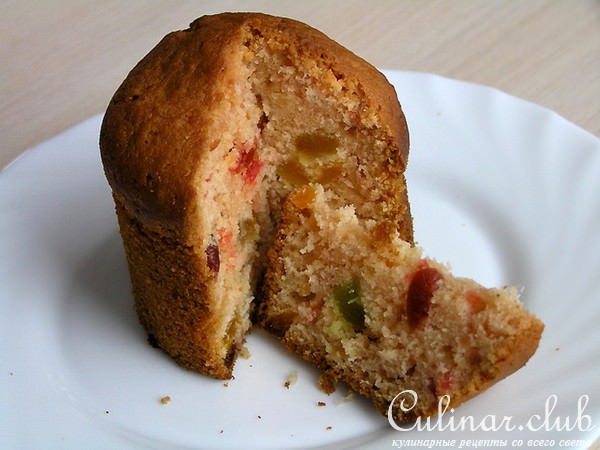 Пряный пасхальный кекс "Фейерверк"