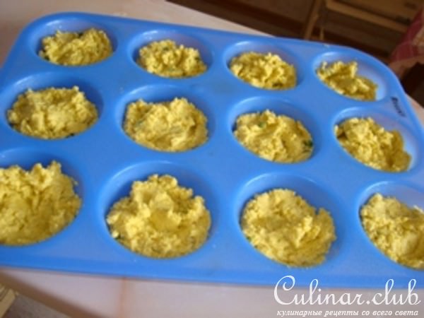 Кукурузный кекс с сыром