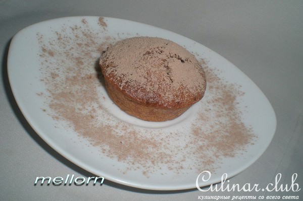 Кексы с малиной и ежевикой