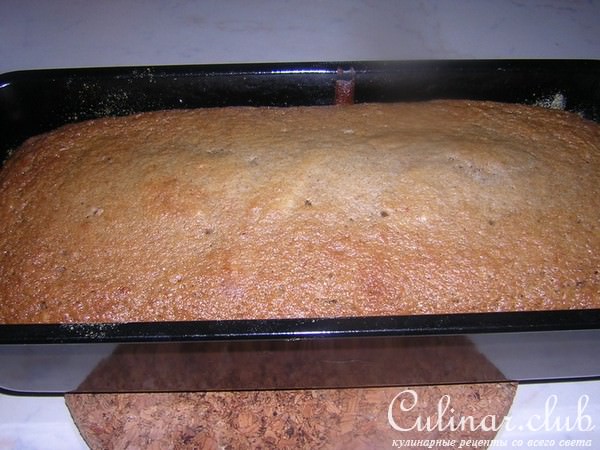 КЕКС С МЁДОМ И ЯБЛОКАМИ