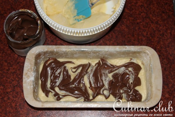 Кекс с пастой Nutella