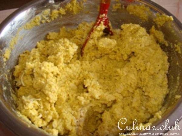 Кукурузный кекс с сыром
