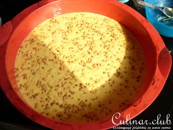 Тонкий морковный кекс с орешками