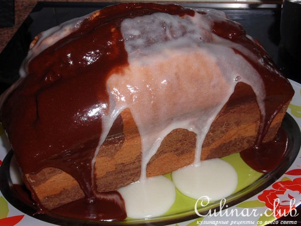 Кекс шоколадно-кокосовый