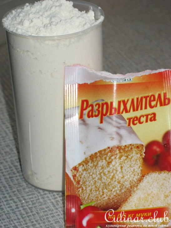 Кекс какао-черничный