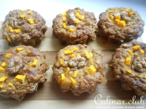 Овсяные маффины из тыквы и яблок