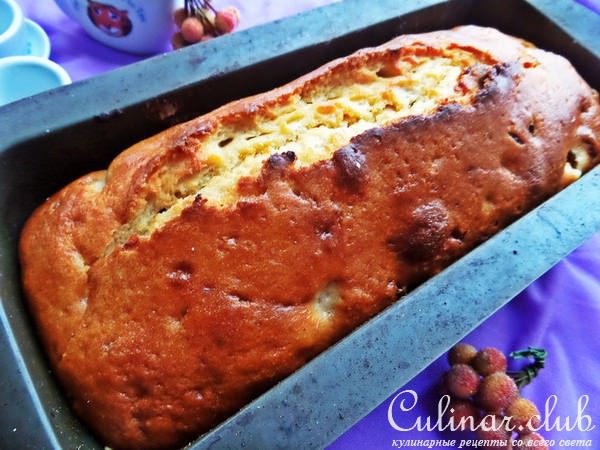 Кекс с мандаринами и клюквой (для Жанны)