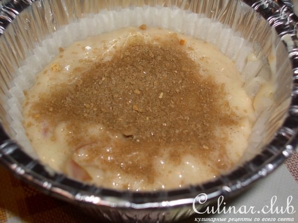 Яблочные маффины на кислом молоке