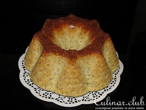 Лимонно - маковый кекс