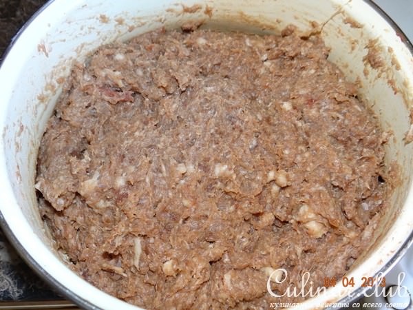 Колбаса домашняя «Варёная говяжья с ливером»