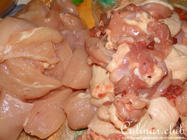 Колбаса домашняя куриная молочная
