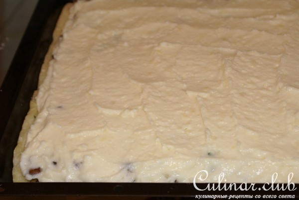 Пирог с грибами и картофелем