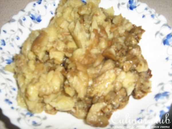 Пирог с баклажанами и сыром