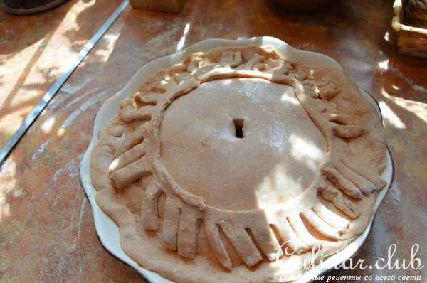 Томатный пирог по мотивам "English steak & kidney pie").