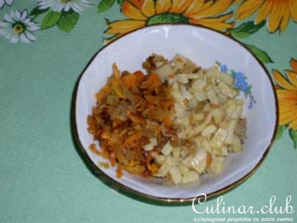Пирог "Кузовок с грибами"