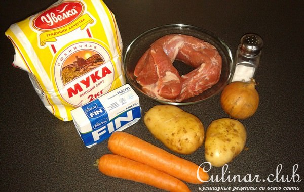 Мясной пирог "Обитель тьмы"