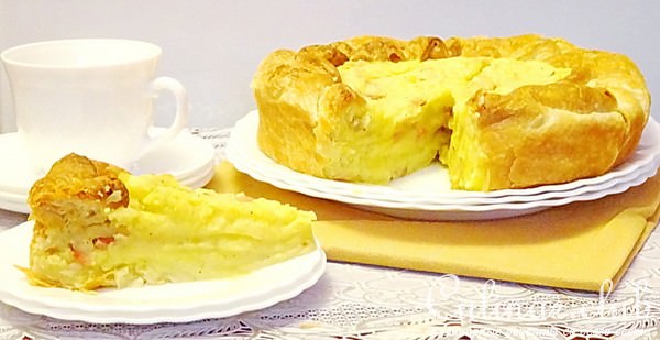 Апулийский картофельный пирог / Torta di patate alla pugliese